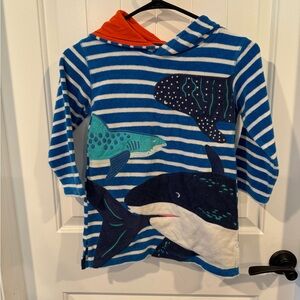 Mini Boden terry beach cover up. Size 4-5.